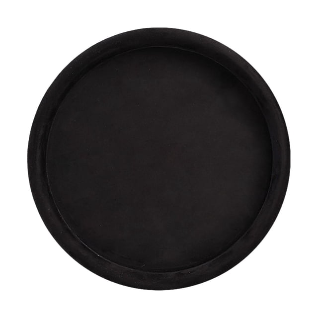 Bandeja de joyas Organizador de joyería decorativa para aretes de pulsera de anillos Negro