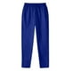 thumbnail image 1 of Pantalones de chándal con forro polar para mujer: cintura alta, bajo con volantes, cintura elástica; pantalones anchos de poliéster con bolsillos; aptos para uso informal/deportivo; tallas S-XXXL., 1 of 3