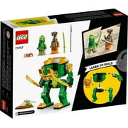 LEGO NINJAGO Lloyd’s Ninja Mech Battle Action Figure Toy 71757 for Kids, Boys and Girls Ages 4 plus with Snake Figure and Minifigure, Gifts for Preschoolers