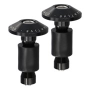 Ana Brand New Bar Ends Replacement Slider 22mm 2Pcs 7/8\\\\\\\\\\\\\\\ Aluminum Glue Black Grips Cap Handlebar