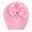 Pink1, variant on Toddler Infant Baby Boys Girls Floral Print Knitted Cap Beanie Bowknot Elastics Turban Hat