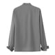 thumbnail image 3 of Camisas s Para Hombre De Vestir Camiseta informal de negocios con cuello de para hombre, blusa de manga larga con cuello levantado, camiseta (Grey, L), 3 of 5