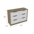 thumbnail image 7 of Bowery Hill 4 Drawers Modern Engineered Wood Dresser in White, 7 of 7