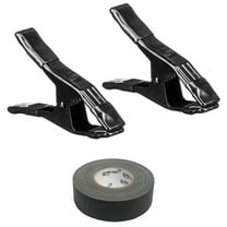 Bessey 2x XM5 2-1/4x2" Steel Spring Clamp, Black, Bundle with Pro Tapes 2"x30 Yards Gaffer Tape