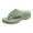 Green, variant on Orthopedic Sandals for Women Wide Width Casual Orthopedic Sandals Wedge Arch Support Slides Beach Flip Flops Beige 9.5