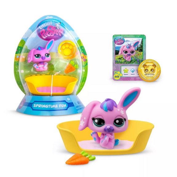 Littlest Pet Shop Springtime Fun Bunny Figure Set (Virtual Code)