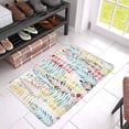 thumbnail image 3 of MKHERT Bright Graphic Seamless Pattern of Colorful Leaves Doormat Rug Home Decor Floor Mat Bath Mat 30x18 inch, 3 of 3