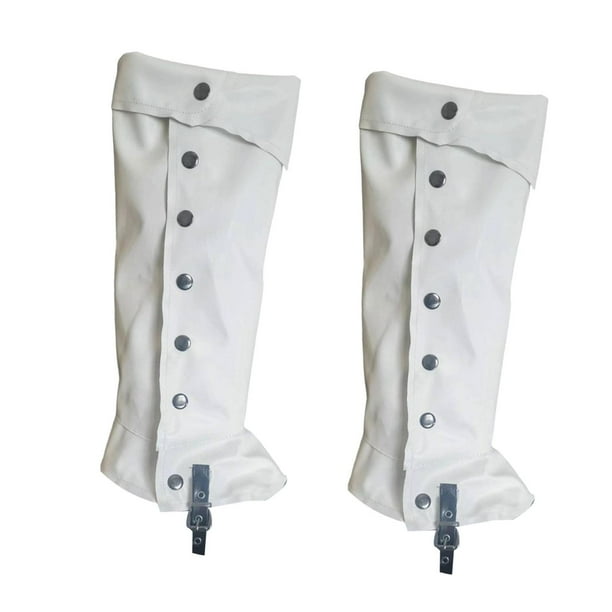 Cubrebotas estilo medieval Cubrebotas gótico punk Cubrebotas pirata Cubrezapatos Estándar blanco