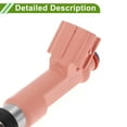 thumbnail image 4 of Inyector de Combustible Unique Bargains para Toyota Corolla 2RZ-FE 2009-2013 1 Pcs Tono Rosa Plateado, 4 of 7