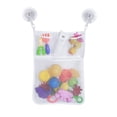 thumbnail image 2 of Bolsa de almacenamiento de juguetes de baño de malla plegable para colgar en el baño, bolsas organizadoras de juguetes de ducha, durabilidad probada en el tiempo, 2 of 7