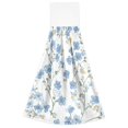 thumbnail image 7 of Yayeee Kitchen Hanging Hand Towels Set of 2 with Loop Bathroom Absorbent Tie Towel, Forget Me Not, 7 of 7