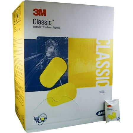 Ao Safety Corded Ear Plugs - Ear Plug w/o Cord (NRR 29 dB) 200 Pair Per Box by 3M, MS-92100