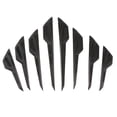 thumbnail image 1 of 8pcs Universal Car Body Spoiler Parachoques Delantero Canards Lip Splitters, 1 of 8
