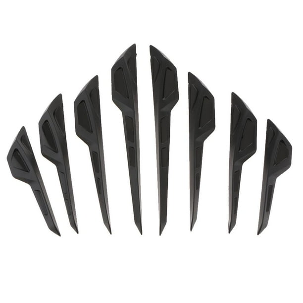 8pcs Universal Car Body Spoiler Parachoques Delantero Canards Lip Splitters