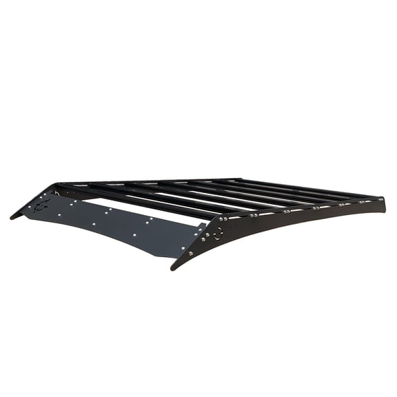 Vanguard VGRR-2290BK Black Powdercoat Roof Rack | Compatible with 05-22 Toyota Tacoma Access Cab 1 1/2 Doors