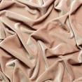 thumbnail image 2 of Ice Fabric Stretch Velvet Fabric by the Yard - 60" Wide Soft Stretchy Fabric for Sewing Clothes, Apparel, Costume, Crafts - 90% Polyester 10% Spandex - Rose Gold - 10 Yards, 2 of 7