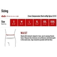 thumbnail image 4 of McDavid Short de Compression Croisé. Compression Épaisse pour Soutien Musculaire et Récupération. Hanches, Jarretière, Quadruples Noir, 4 of 5