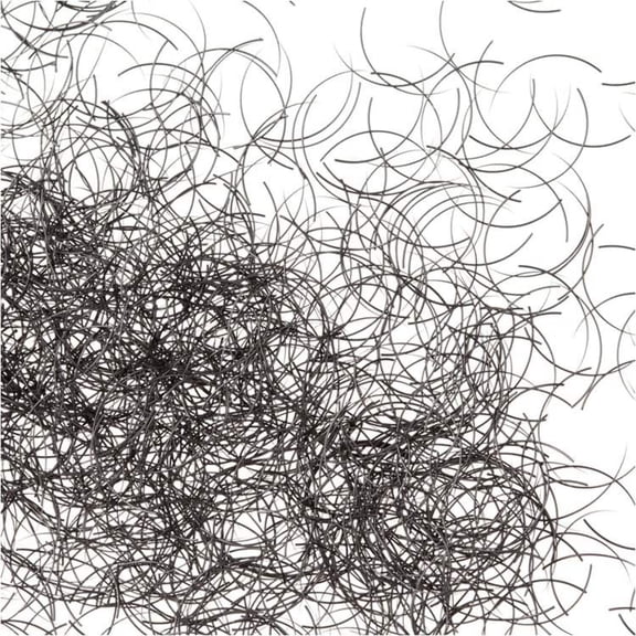 Single Strand Eyelash Extensions by Glad Lash | 1 gram Bag - Approx. 3000 Lashes | D Curl 0.10mm Thickness | 8mm to 15mm Length Options | Synthetic Mink | 100% Vegan and Cruelty Free | Length (8mm)