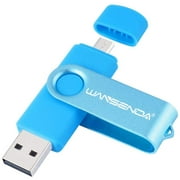 OTG USB Flash Drive Wansenda 2 in 1 USB Memory Stick Micro Port & USB 2.0 Pen Drive for Android Devices/PC/Tablet/Mac