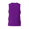 thumbnail image 3 of Gaeub Purple Men's Mesh Basketball Jersey, Quick-Drying Sleeveless Top S-4XL, Loose Muscle Tank Top -X-Large, 3 of 9