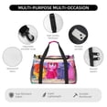 thumbnail image 3 of Lsque inside out 2 Pattern Hand Travel Bag, Weekender Carry On for Women Men, Sports Gym Bag, Workout Duffel Bag, Overnight Shoulder Bag fit 15.6 Inch Laptop, 3 of 6