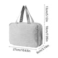 thumbnail image 3 of Japceit 4 Fold Toiletry Bag, Dry Wet Separation Hanging Organizer, Multi Color Portable Cosmetic Pouch, For Travel Toiletries Storage, 3 of 6