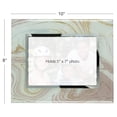 thumbnail image 2 of Excello Global Products EGP-HD-0199 Decorative Picture Frame, Silver Accents Border Picture Frame, Holds 5" X 7" Picture, Tabletop and Wall Picture Frames, Green, 10" X 7", 2 of 5