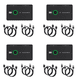 thumbnail image 1 of Adaptador KVM DQrwqpou 4PCS para Teclado Ratón Impresora para 2 PC, 1 of 8