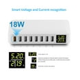thumbnail image 5 of 60W Multi USB Charger Station QC3.0 Fast Charger Charging With LED Display 8 Ports Multiple Port Charger For Cellphone,Tablet,and More ,Multi-Device Charger, 5 of 7