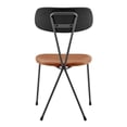 thumbnail image 6 of NPD Furniture Elise PU Dining Side Chair in Toasted Caramel (Set of 4), 6 of 13