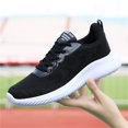 thumbnail image 6 of Sopiago Women's Sneaker Casual Non Slip Slip On Walking Shoes Lightweight Gym Workout Shoes Breathable Fashion Running Shoes Women Black,6.5, 6 of 7