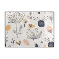 thumbnail image 3 of Playful Floral and Insect 63''x48'' Plush Memory Foam Bath Mat, Soft, Absorbent, Non Slip, Durable, 3 of 7