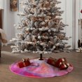 thumbnail image 5 of Salouo Pink Pig Christmas Tree Skirt 48" Farmhouse Christmas Decorations Snowman Xmas Tree Skirt Tree Mat for Holiday Party Decor, 5 of 8