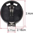 thumbnail image 4 of Paquete de 10 adaptadores de batería de botón CR2032 CR2025 de 3 V, color negro esquí esquí Gafas de esquí, 4 of 5