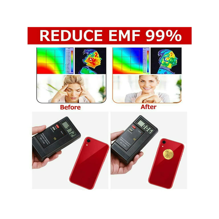 5PCS EMF Protection Cell Phone Anti Protector Sticker Negative Ions EMF for  Alh