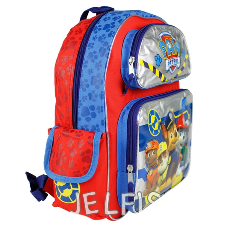Medium Backpack Paw Patrol Silver School Bag New 115344