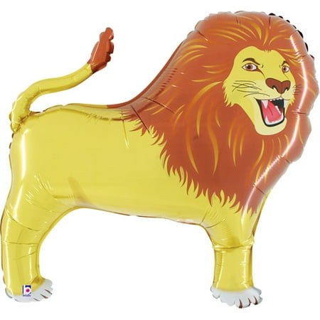 Lion-Shaped Mylar Balloon