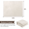 thumbnail image 3 of Yamaziot Area Rugs 8' x 10' Washable Rug, Area Rug for Living Room Bedroom Dining Room, Non Slip Modern Accent Carpet, Solid Beige, 3 of 9