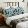 thumbnail image 6 of Disketp Camping Caravan Print Body Pillow Cover - Super Soft 20x54 Body Pillow Case,Long Side Hidden Zipper (without pillow core), 6 of 6