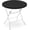 Black, variant on Beran7 2.6ft Folding Table, Portable Plastic Round Table Collapsible Card Craft Table with Steel Legs for Indoor Outdoor, Foldable Utility Dining Table for Commercial Camping Party, Black