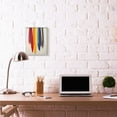 thumbnail image 2 of Stupell Industries Rainbow Ribbons Abstract Shape Design Framed Wall Art by Third and Wall, 2 of 6