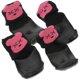 thumbnail image 3 of Protective Dog Shoes Winter Dog Boots for Dogs Black Cotton Rubber Material Prevent Dirt 4Pcs, 3 of 4