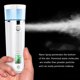 thumbnail image 5 of Qarigey Pulverizador de niebla fría recargable, humidificador USB práctico hidratante portátil Protección de la piel blanco, 5 of 6