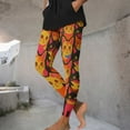 thumbnail image 3 of ZVAVZ High Waisted Leggings for Women Halloween Women Costume Printed Stretchy Leggings Thanksgiving High Waist Tight Yoga Pants Orange,S, 3 of 7