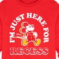 thumbnail image 3 of Mickey & Friends - I'm Just Here For Recess - Youth Long Sleeve Graphic T-Shirt, 3 of 5