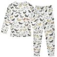 thumbnail image 2 of joogoo Cat Pattern 2 Piece Long Sleeve Tee and Pants Cotton Pajama Set 4T, 2 of 7