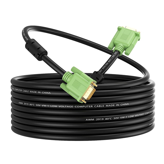 Xxone Cable Vga Cable De Monitor Vga A Vga Hd15 De 6 Pies Para Pc, Computadora Portátil, Proyector De Tv-6 Pies