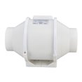 thumbnail image 3 of Extractor de ventilación hidropónico Zhivalor con conducto en línea 4 pulgadas poco ruido 40W blanco, 3 of 8