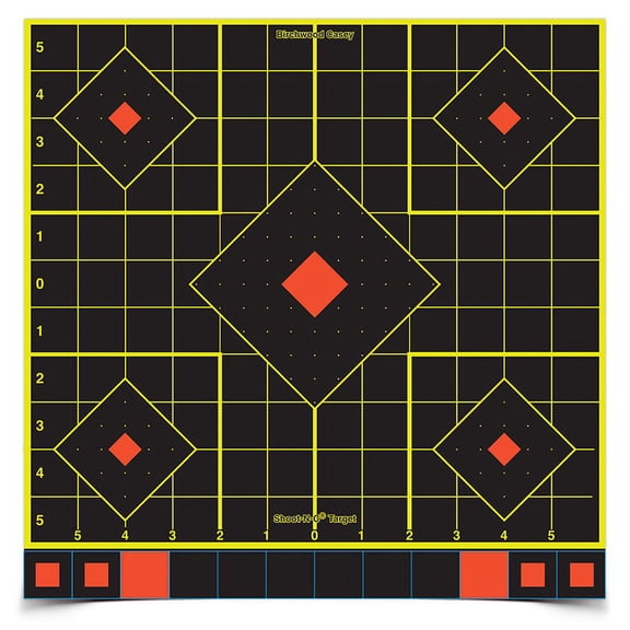 Birchwood Casey Shoot-N-C Sight-In Targets 12 Inch 100 Targets 1200 Pasters 34211
