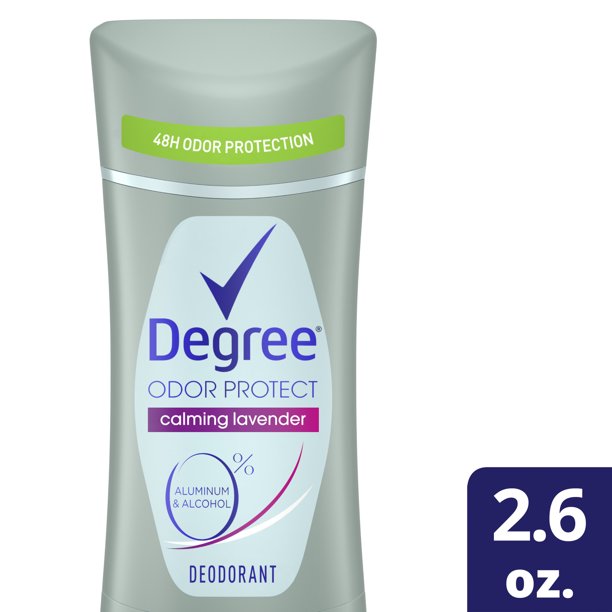 Degree 0 Aluminum Free Deodorant Calming Lavender, 2.6 Oz. Walmart